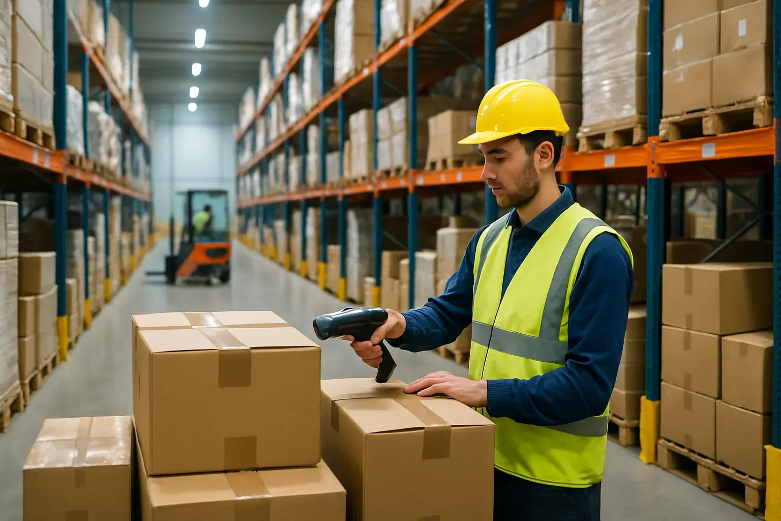 Organised stockroom prepared for a structured stock count