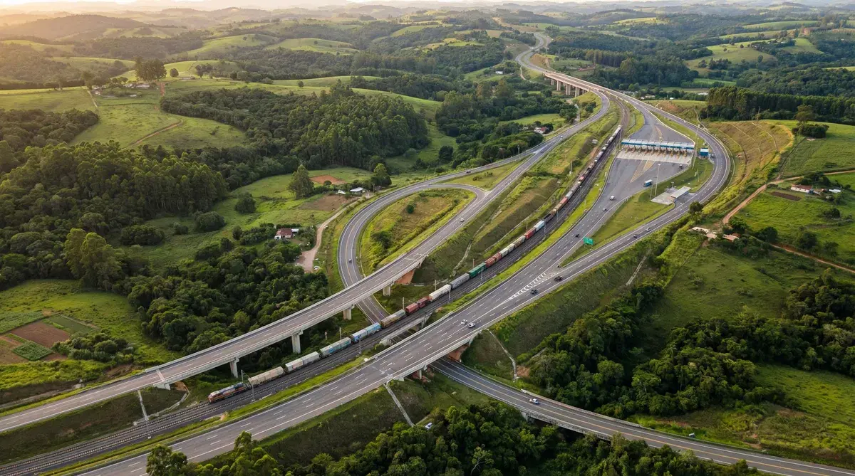 Geographically dispersed utility infrastructure of the kind surveyed across a regional estate